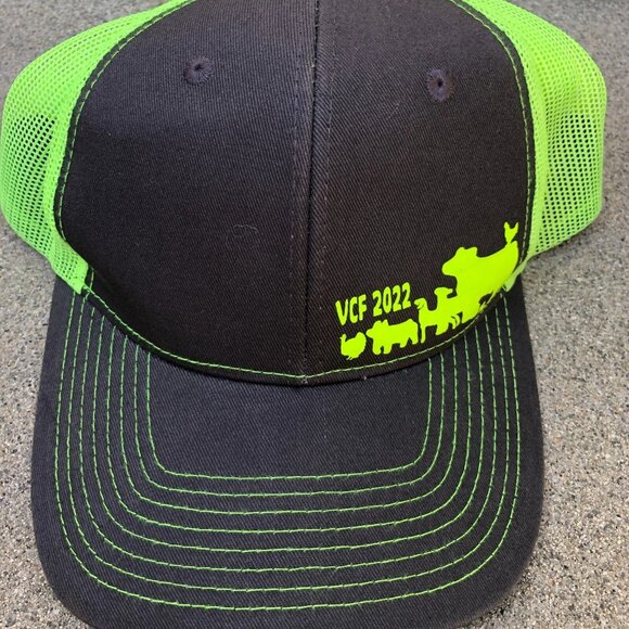 PORT AUTHORITY Ventura County Fairgrounds 2022 Trucker Hat VCF Grey Green Cap - Picture 6 of 6